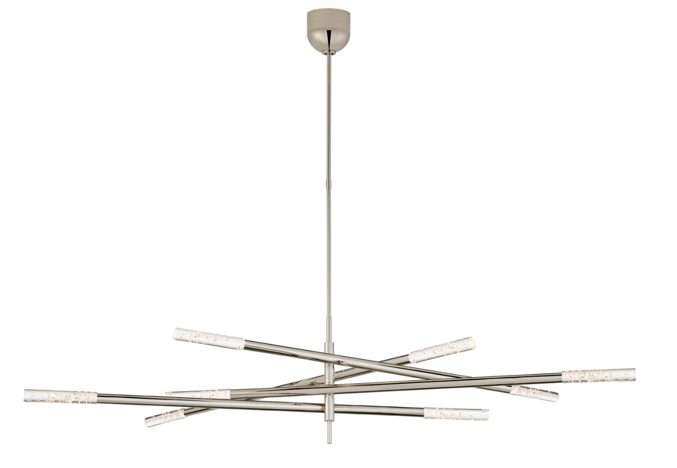 Rousseau Grande Eight Light Articulating Chandelier