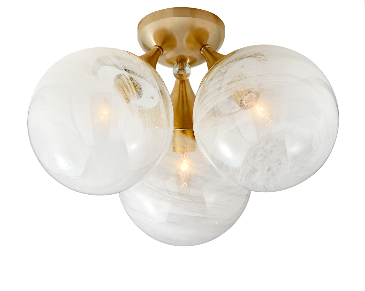 Cristol Large Triple Flush Mount