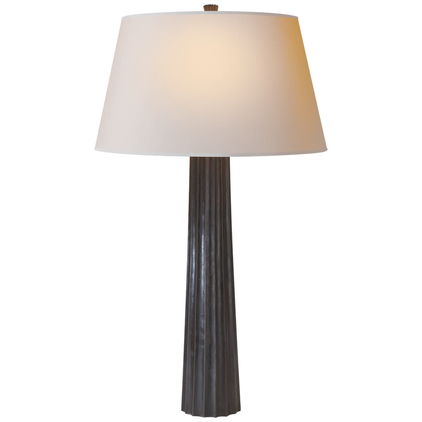 Fluted Spire Large Table Lamp