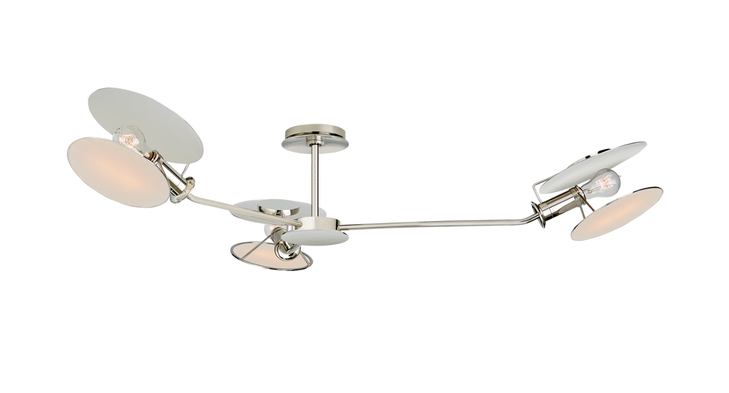 Osiris Large Asymmetric Semi-Flush Mount