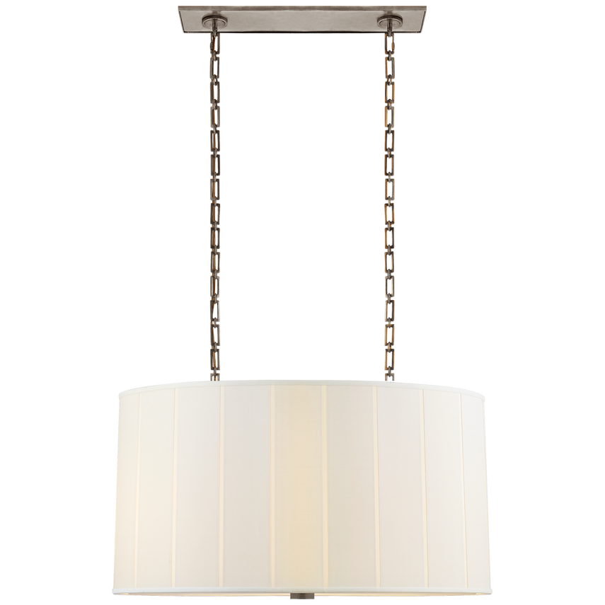 Perfect Pleat Oval Hanging Shade