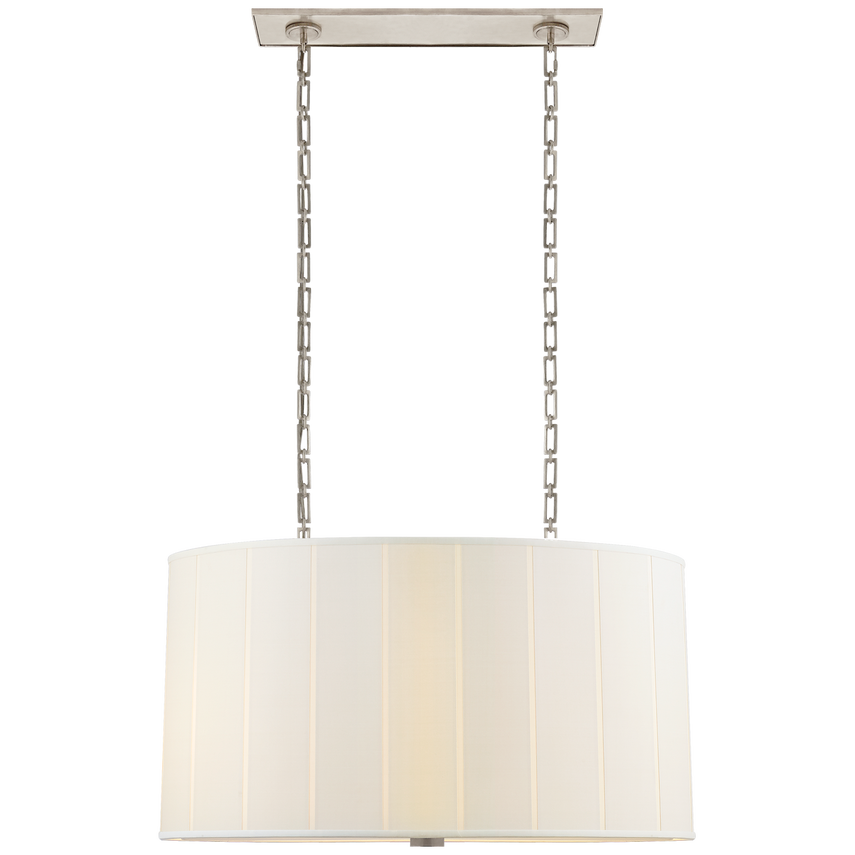 Perfect Pleat Oval Hanging Shade