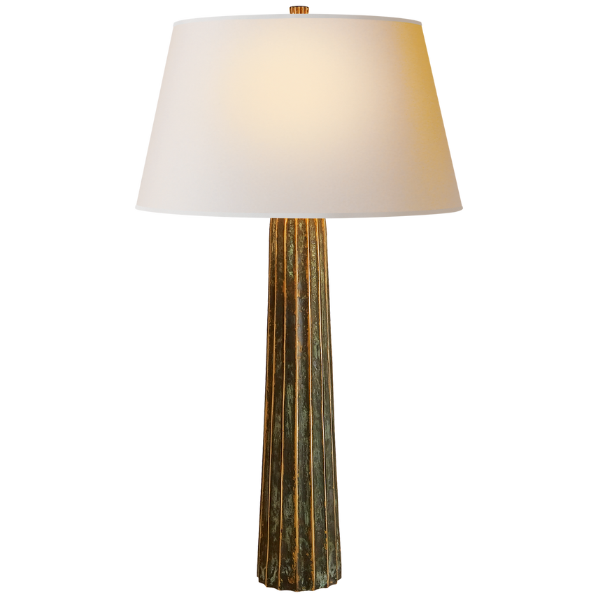 Fluted Spire Large Table Lamp