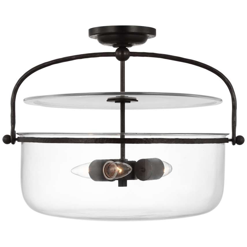 Lorford Medium Semi-Flush Lantern