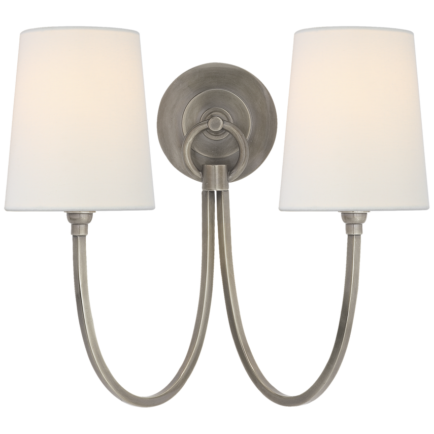 Reed Double Sconce