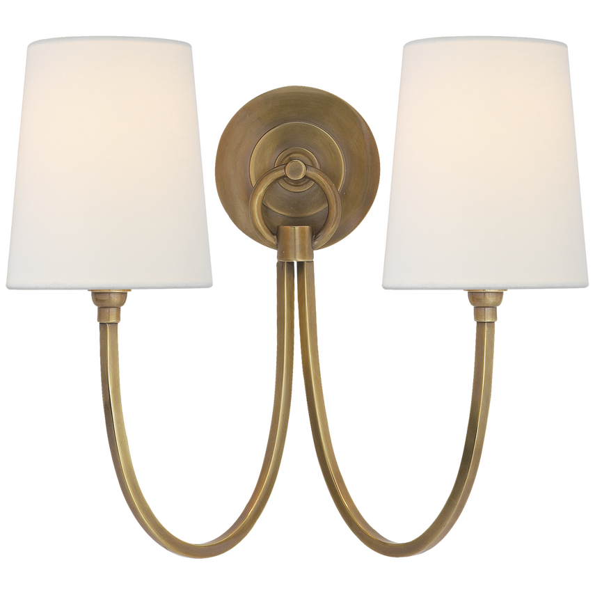 Reed Double Sconce